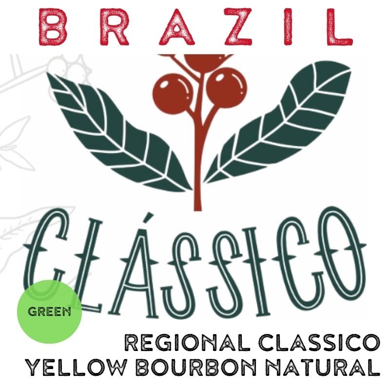 Brazil Regional Classico Yellow Bourbon Natural (Green)